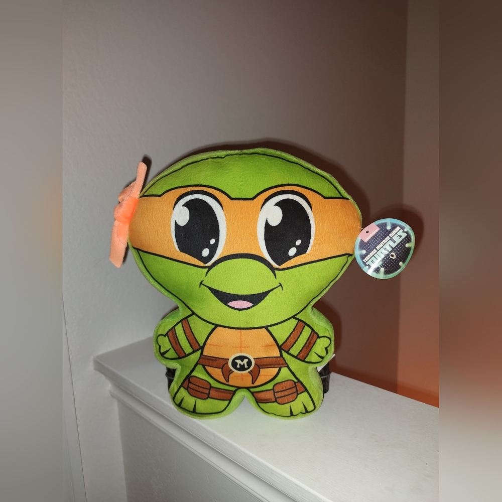 Nickelodeon Teenage Mutant Ninja Turtles Michelangel Plush Stuffed Toy